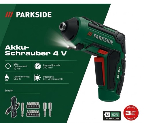 Parkside akku - parkside, 4
